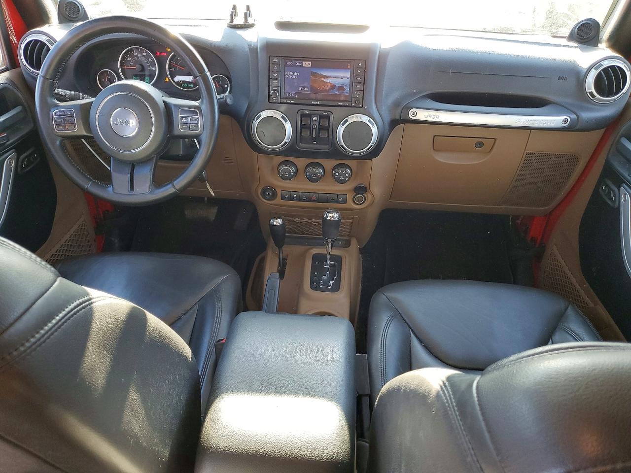 2014 Jeep Wrangler Unlimited Sahara Красный vin: 1C4HJWEG9EL292701