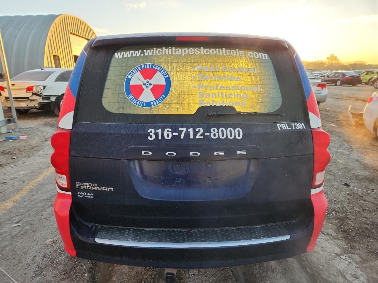 2014 Dodge Grand Caravan Se Blue vin: 2C4RDGBGXER105091