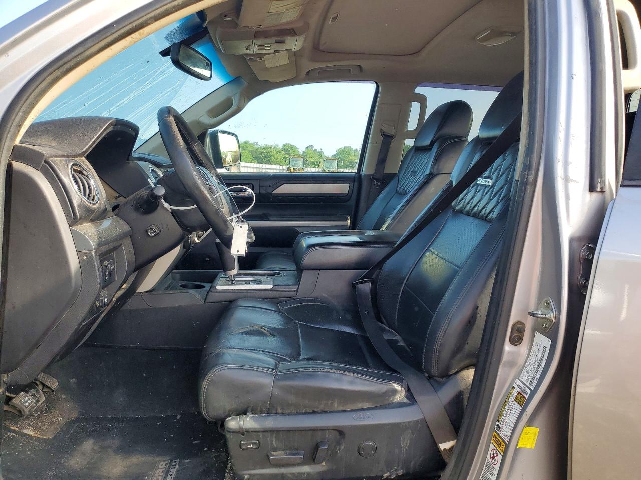 2015 Toyota Tundra Platinum Серебряный vin: 5TFAW5F12FX476282