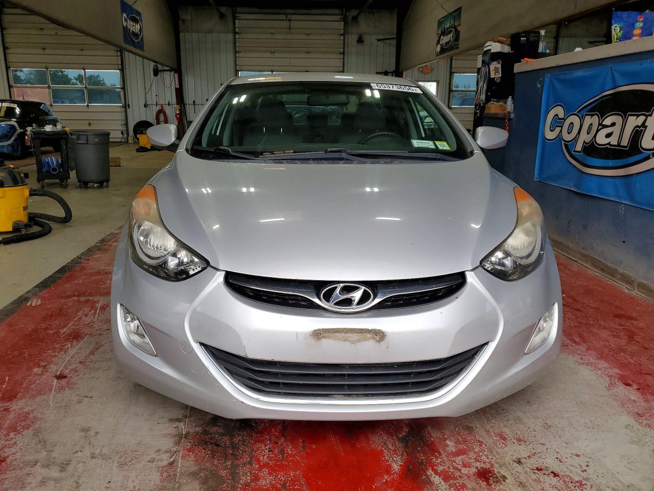 2013 Hyundai Elantra Gls Silver vin: KMHDH4AE4DU490643