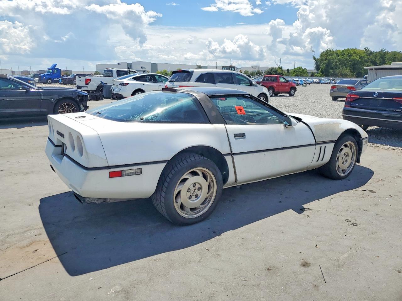 1989 Chevrolet Corvette White vin: 1G1YY2183K5102435