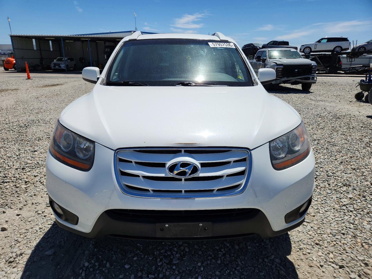 2010 Hyundai Santa Fe Se White vin: 5NMSH4AG9AH397195