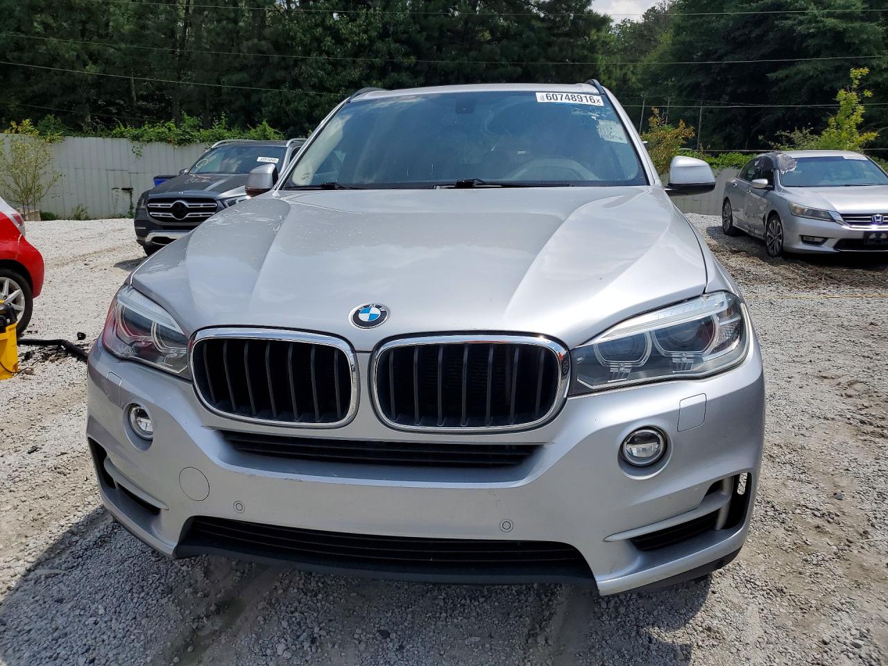 2015 Bmw X5 Xdrive35i Silver vin: 5UXKR0C58F0P06968