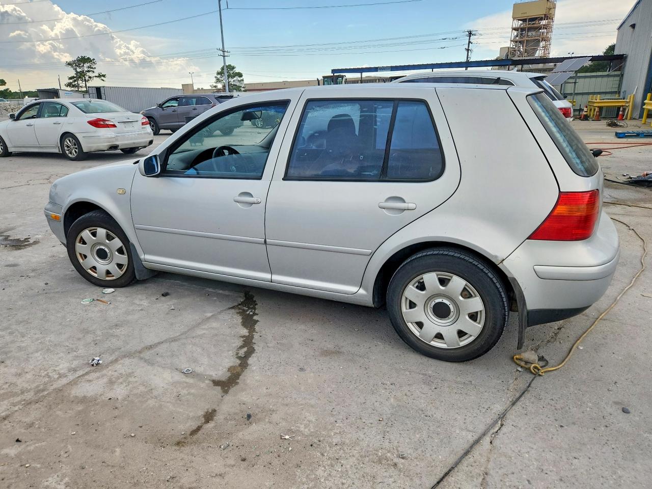2000 Volkswagen Golf Gls Silver vin: WVWGA21J7YW537875
