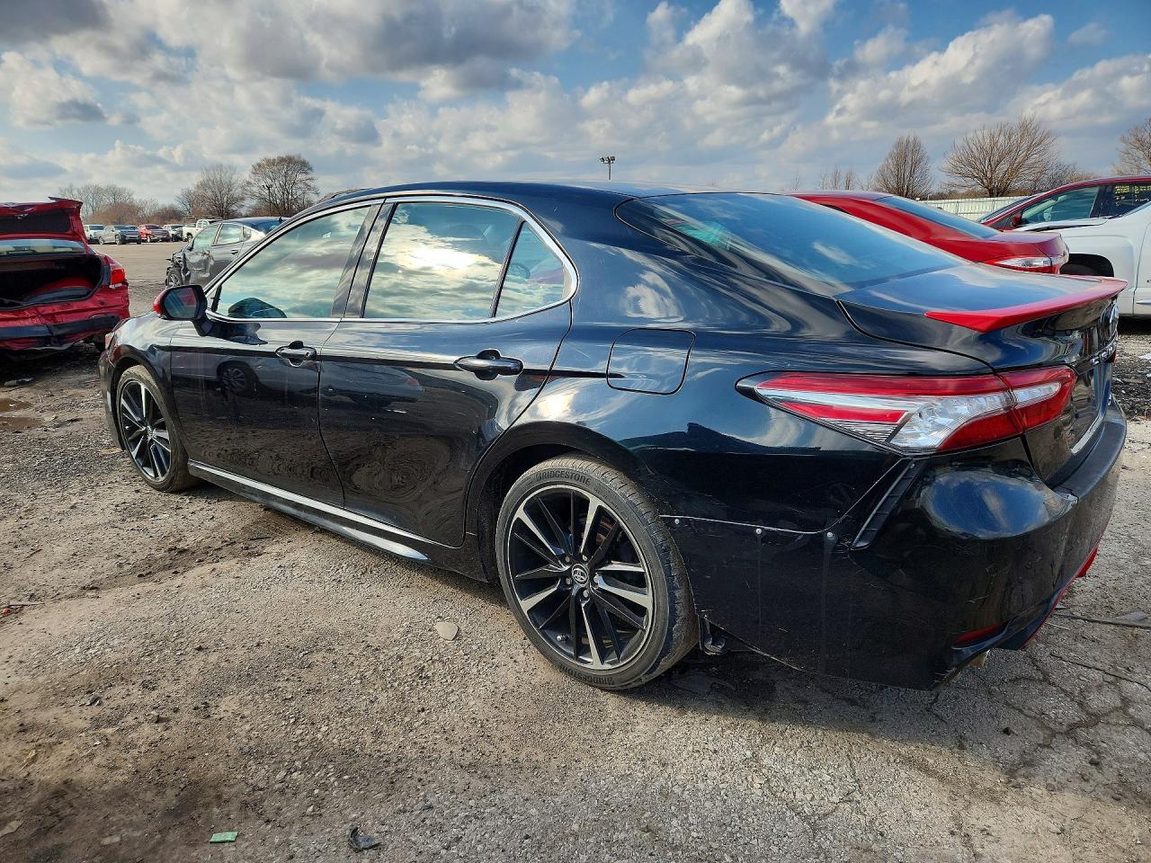 2018 Toyota Camry Xse Черный vin: 4T1B61HK2JU109942