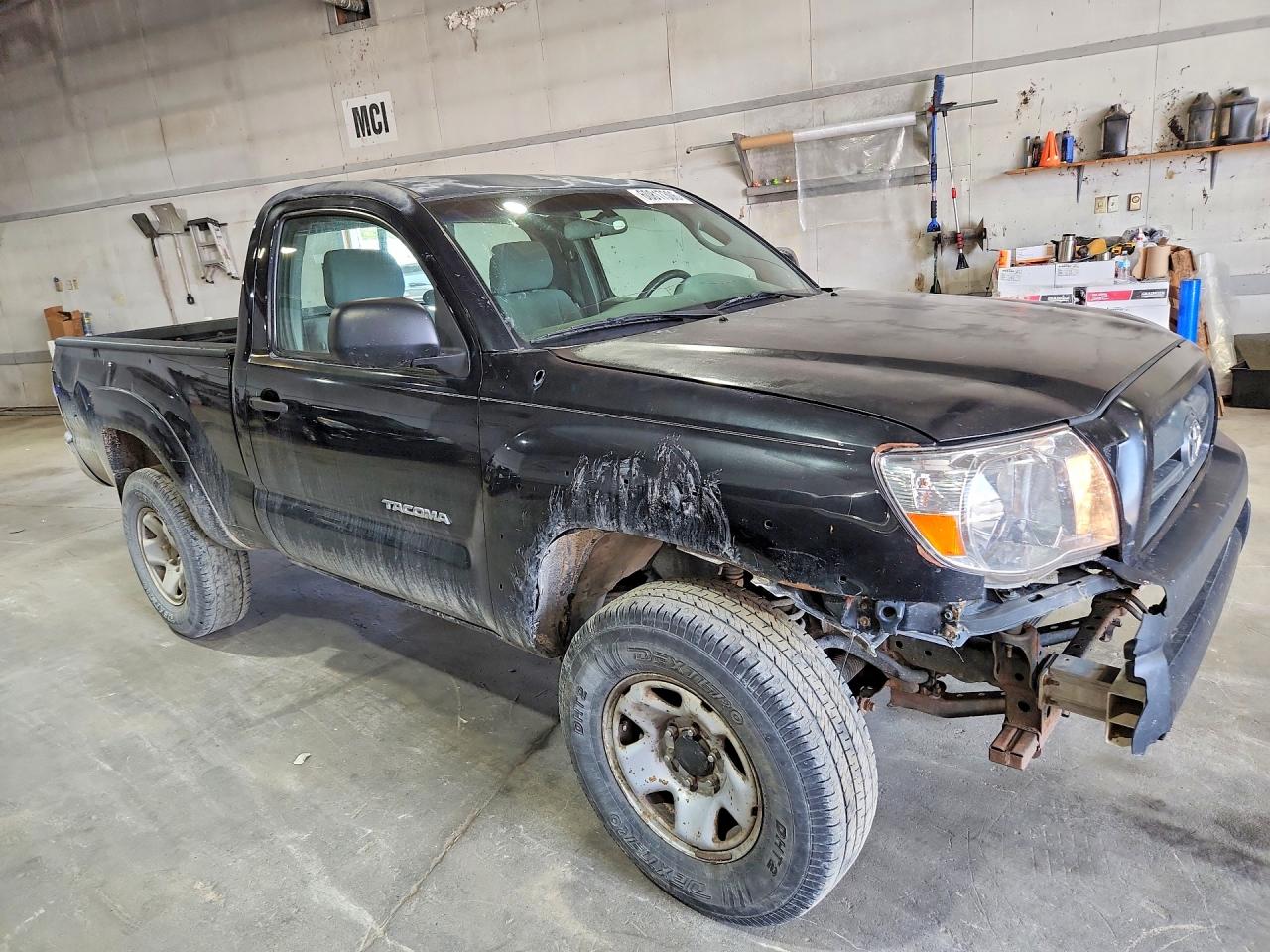 2010 Toyota Tacoma Base Black vin: 5TEPX4EN5AZ687533