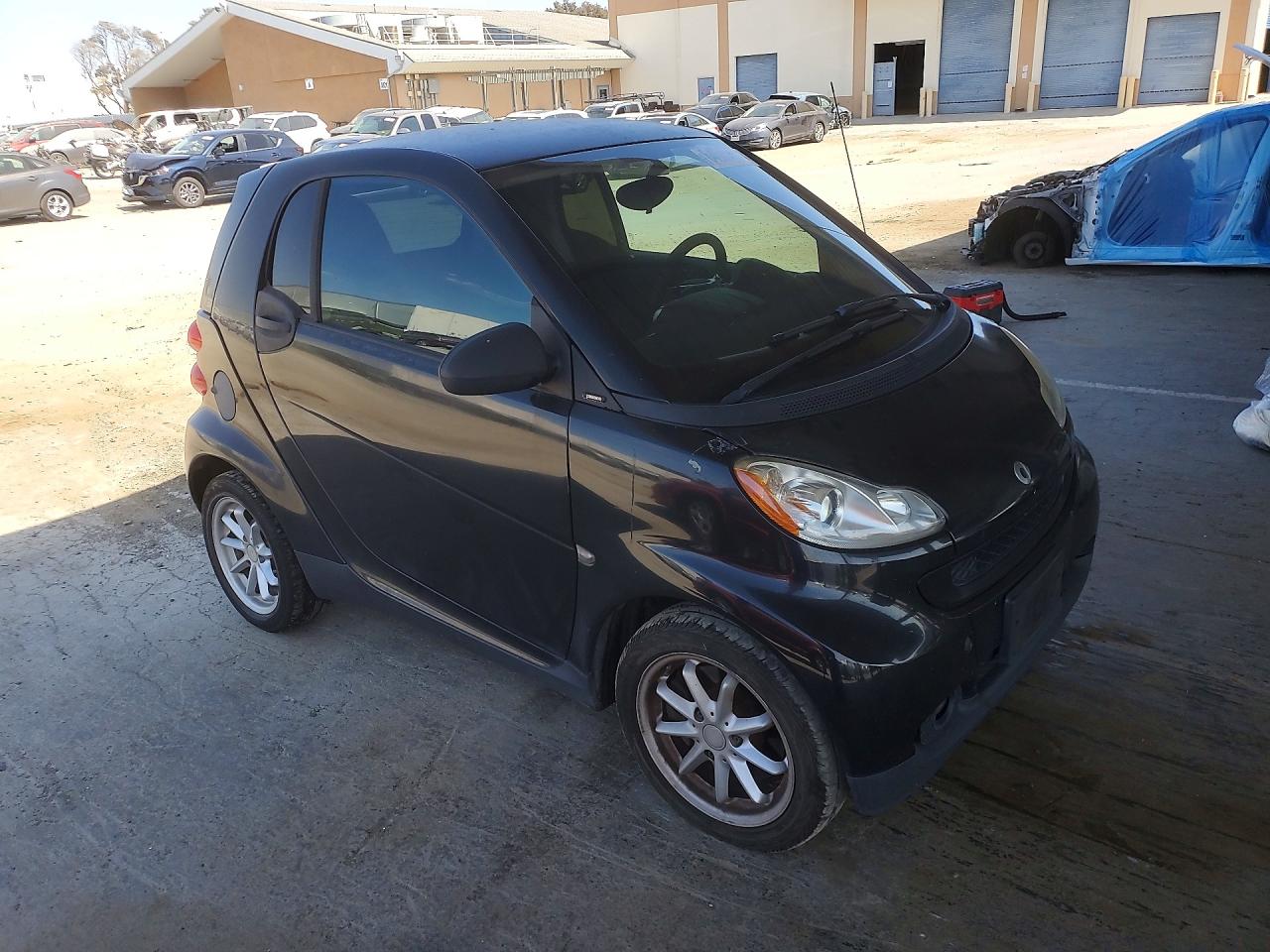 2009 Smart Fortwo Pure Black vin: WMEEJ31X79K273021