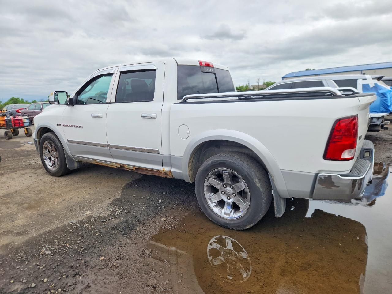 2012 Dodge Ram 1500 Laramie White vin: 1C6RD7NT8CS256586