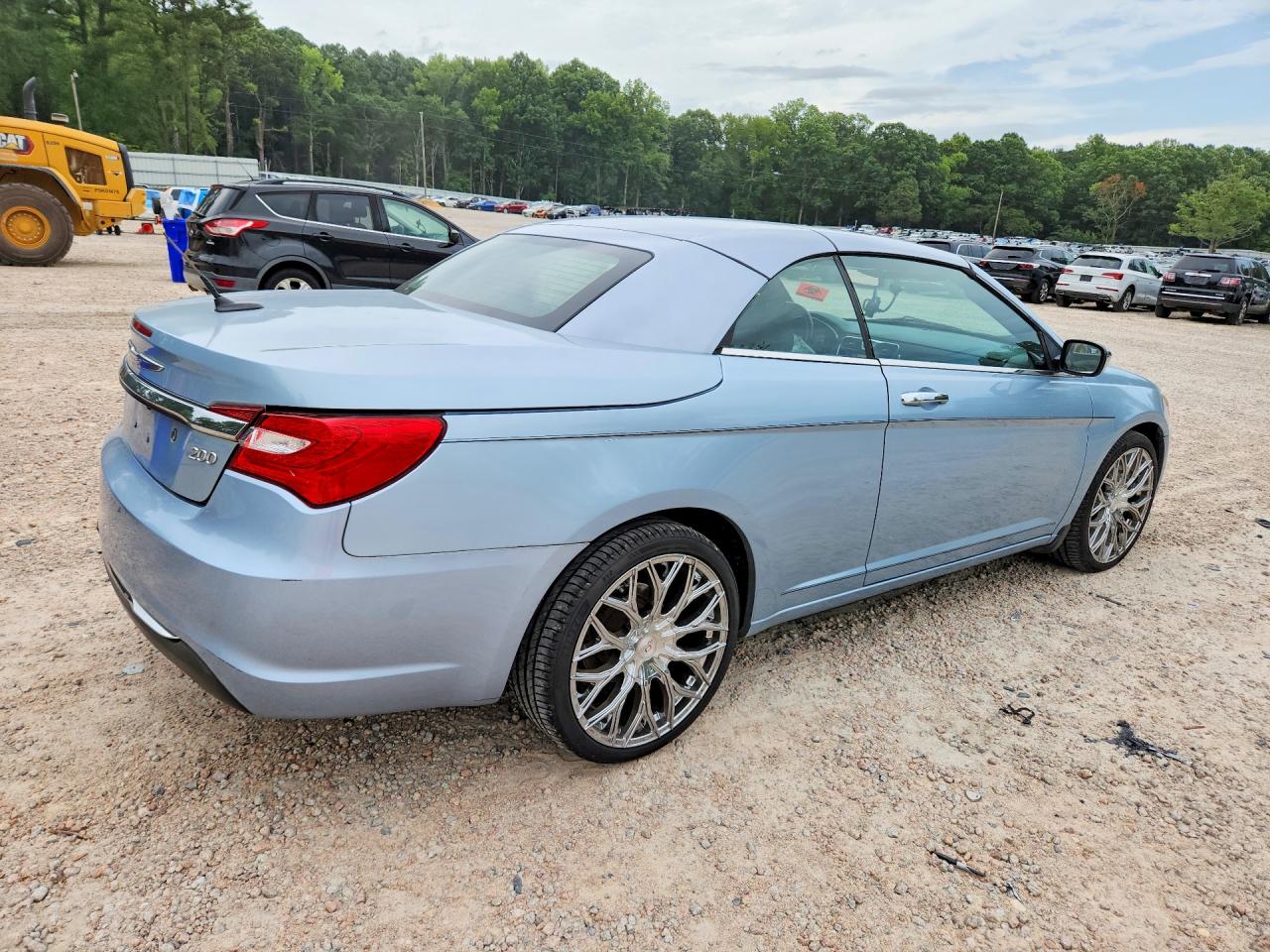2013 Chrysler 200 Limited Blue vin: 1C3BCBFG4DN507478