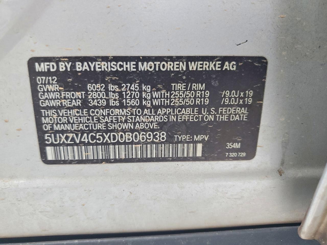 2013 Bmw X5 Xdrive35i Silver vin: 5UXZV4C5XD0B06938