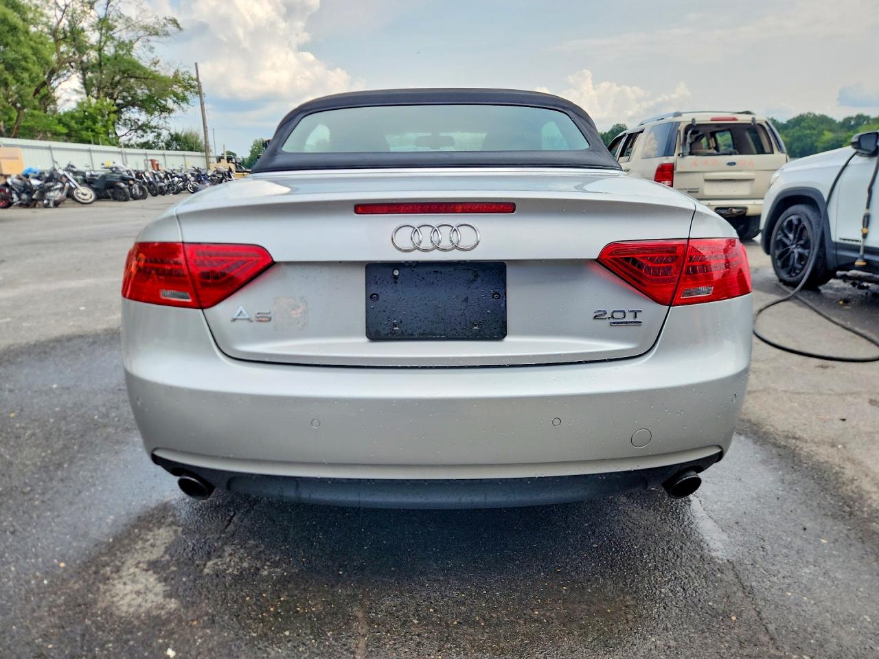 2014 Audi A5 Premium Plus Silver vin: WAULFAFH6EN013969