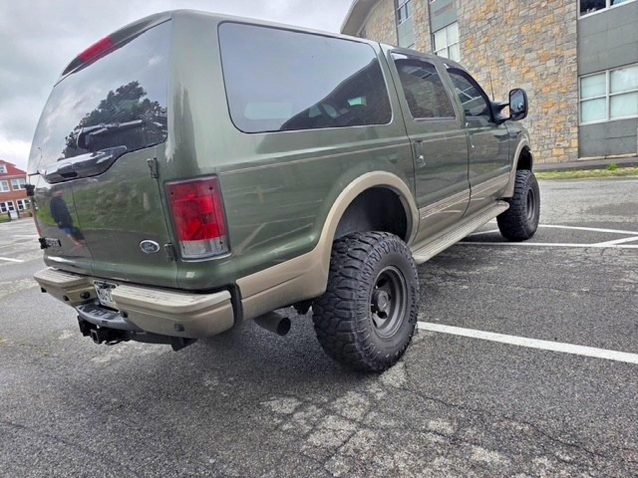 2003 Ford Excursion Eddie Bauer Green vin: 1FMSU45P93EC70809