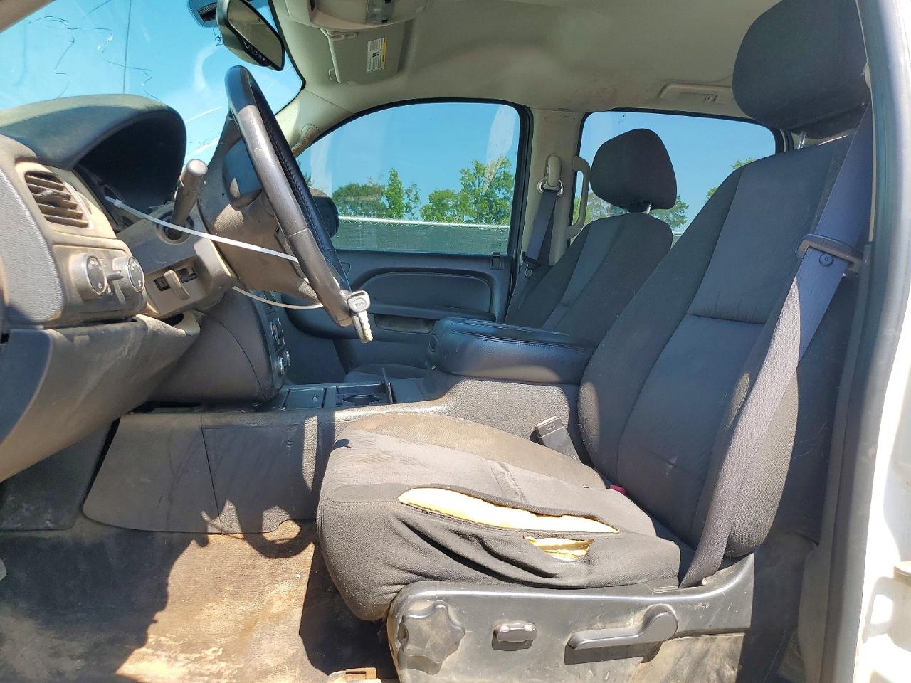2011 Gmc Sierra K1500 Sle White vin: 3GTP2VE34BG103431