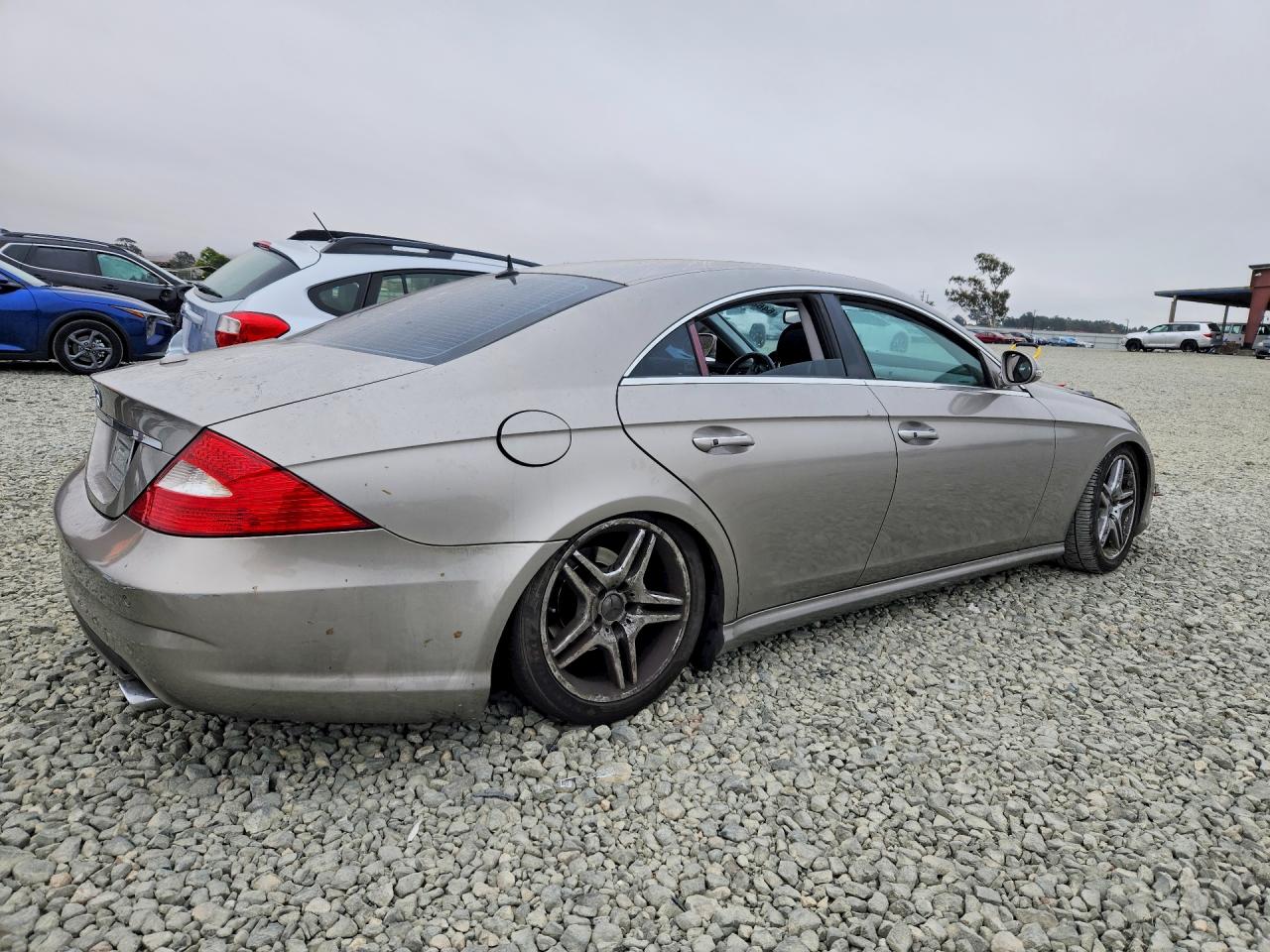 2006 Mercedes-benz Cls 500c Silver vin: WDDDJ75XX6A064830