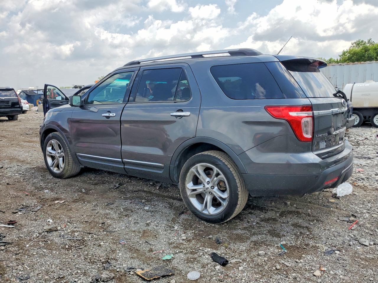 2015 Ford Explorer Limited Gray vin: 1FM5K8F86FGC14952