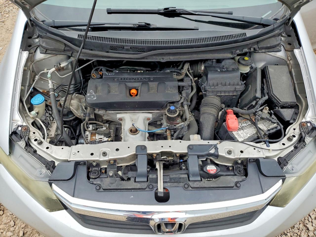 2012 Honda Civic Lx Silver vin: 19XFB2F59CE307035