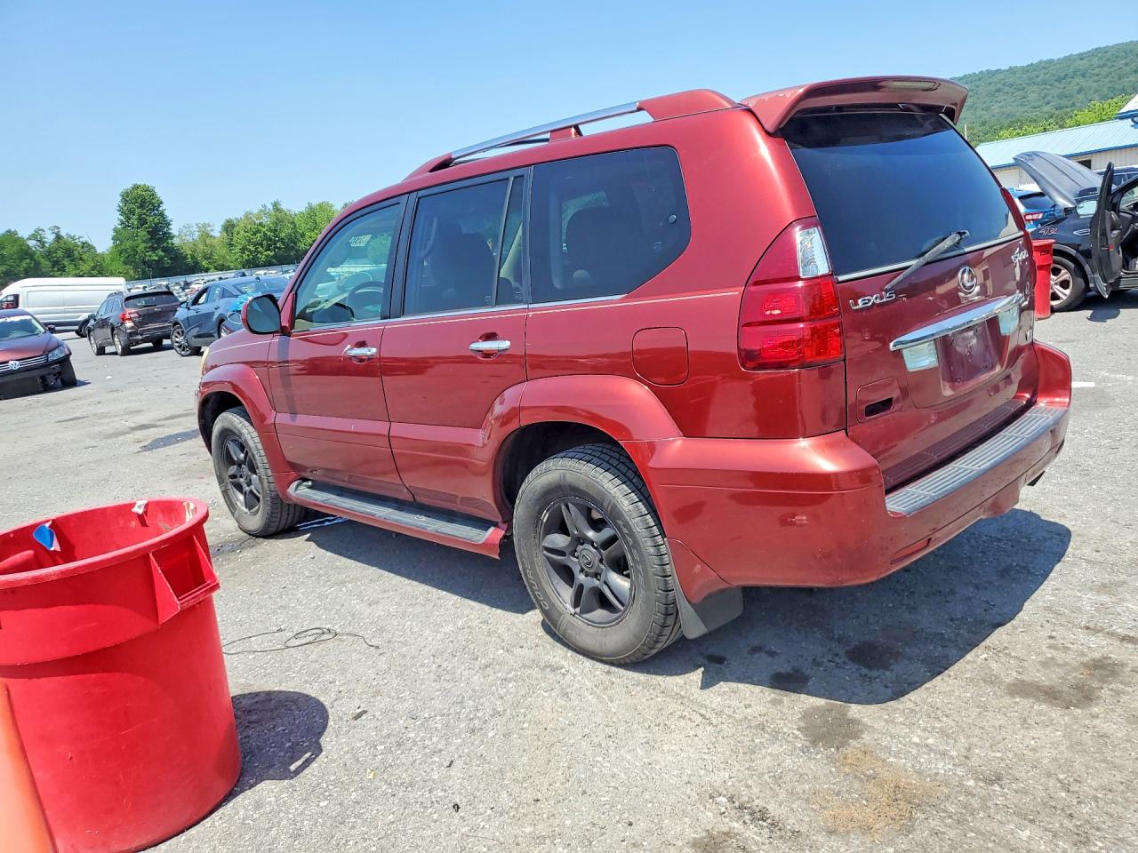 2008 Lexus Gx 470 Red vin: JTJBT20X180160065