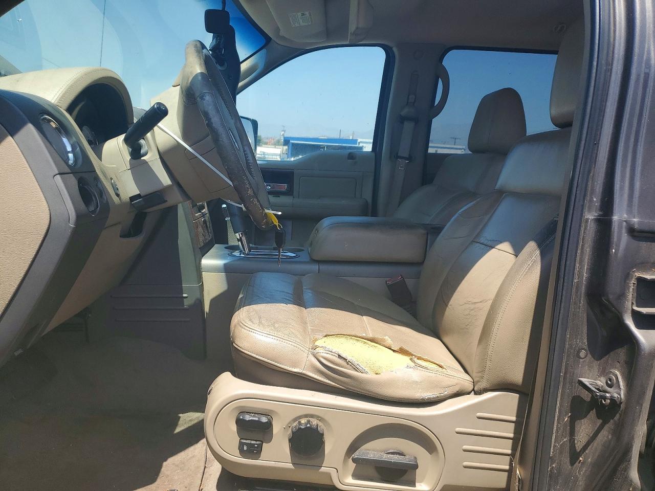 2005 Ford F150 Supercrew Gray vin: 1FTPW12555KC34089