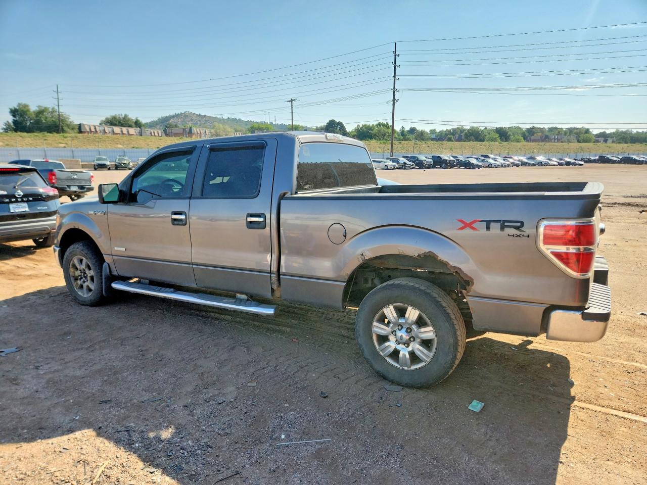 2012 Ford F150 Supercrew Gray vin: 1FTFW1ET5CFC12895