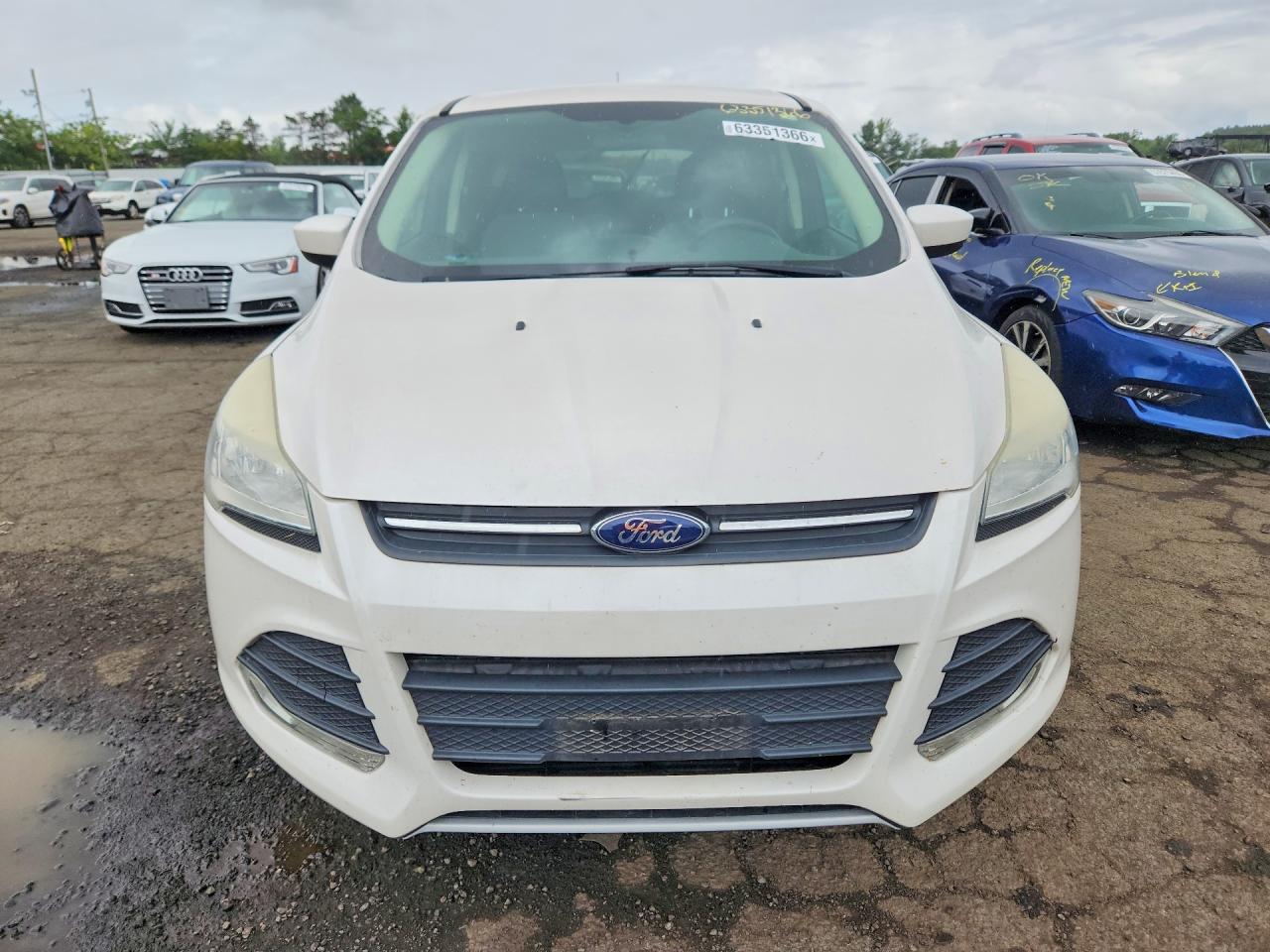 2014 Ford Escape Se Белый vin: 1FMCU9GX2EUB11380