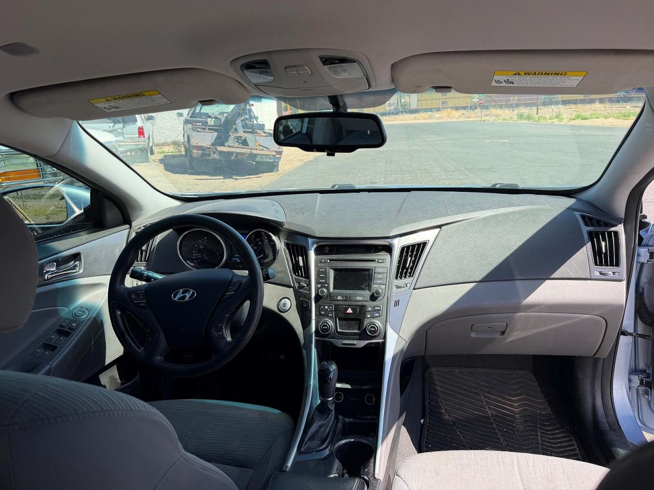 2015 Hyundai Sonata Hybrid Base Blue vin: KMHEC4A41FA121110