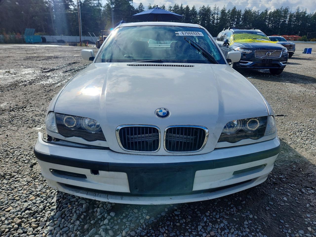 2001 Bmw 325 I White vin: WBAAV33451FV02116