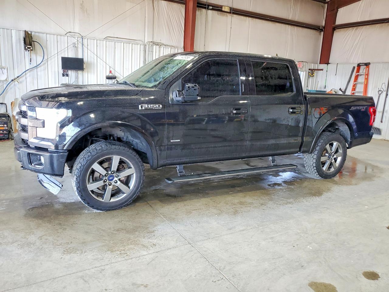 2015 Ford F150 Supercrew Black vin: 1FTEW1EG8FFA64292