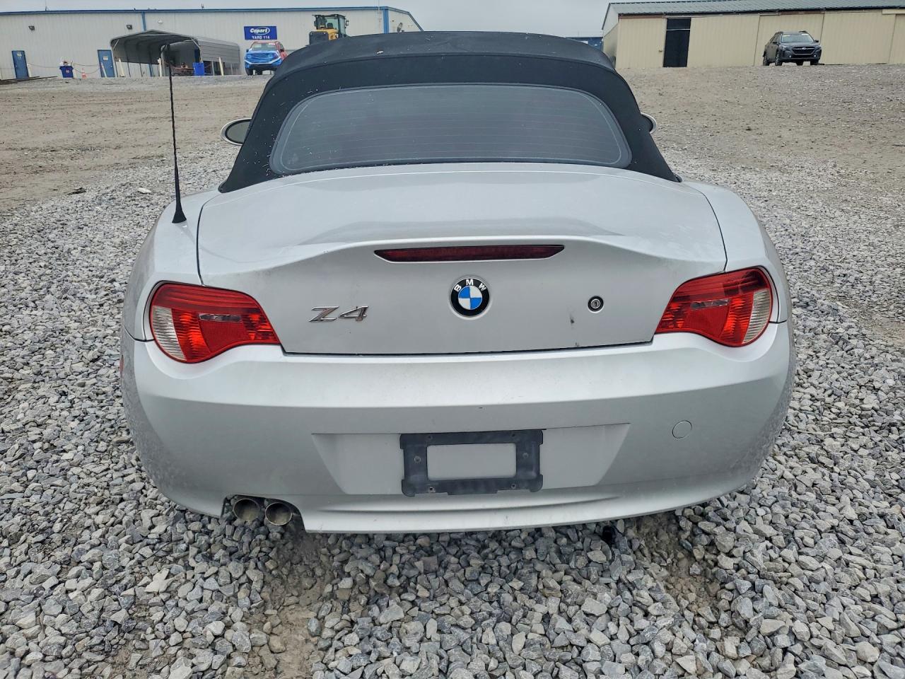 2007 Bmw Z4 3.0 Silver vin: 4USBU33567LW73688