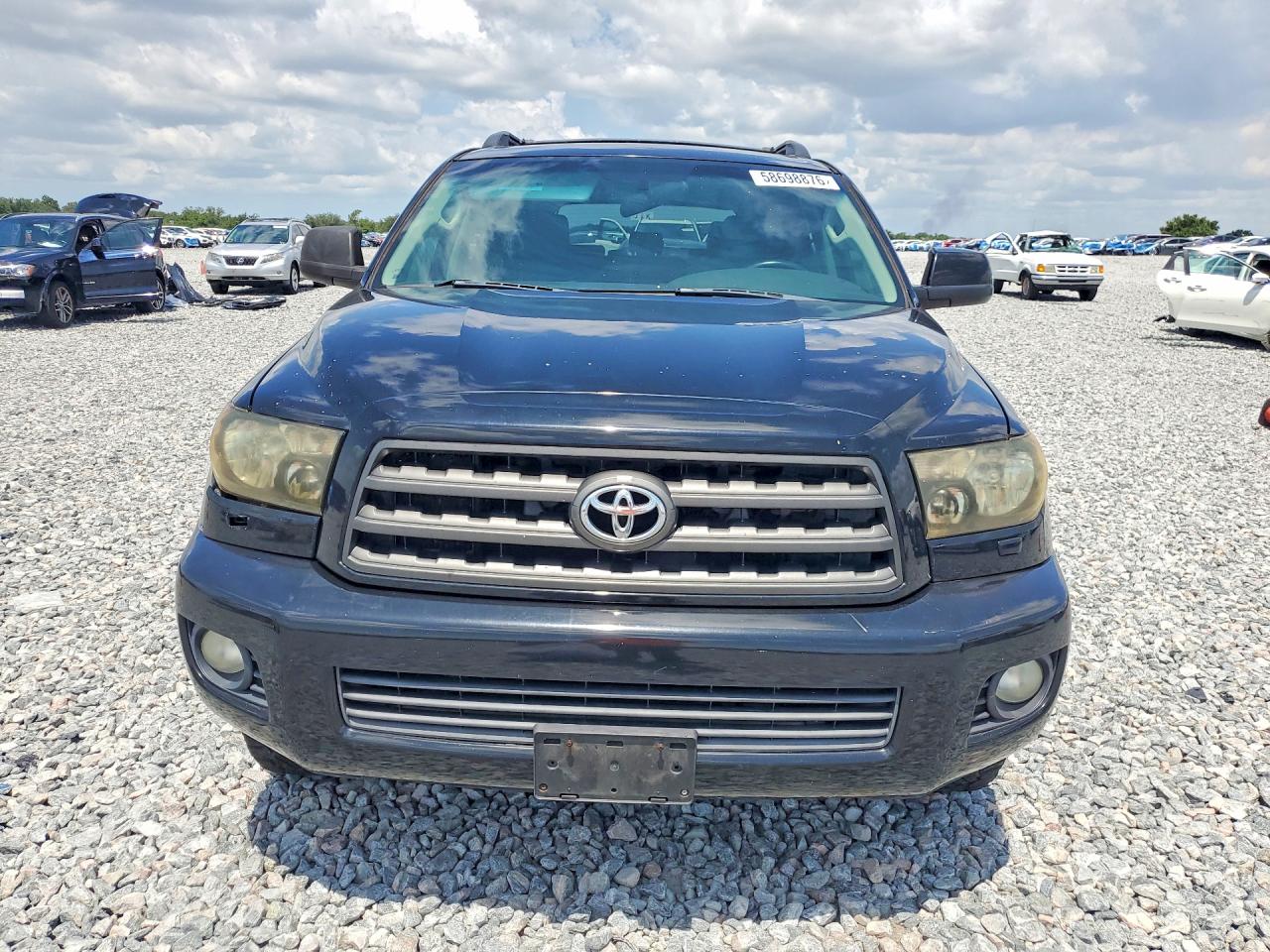 2008 Toyota Sequoia Sr5 Black vin: 5TDBY64A78S020388