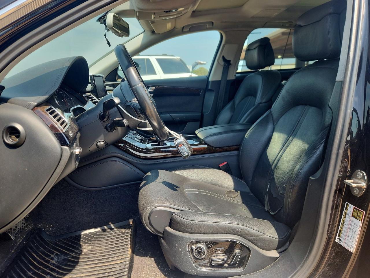 2012 Audi A8 L Quattro Black vin: WAURVAFD4CN008616