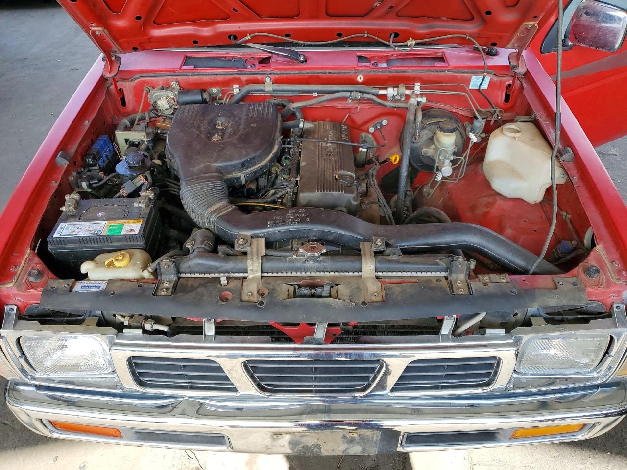 1997 Niss Truck Xe Red vin: 1N6SD16S4VC315348