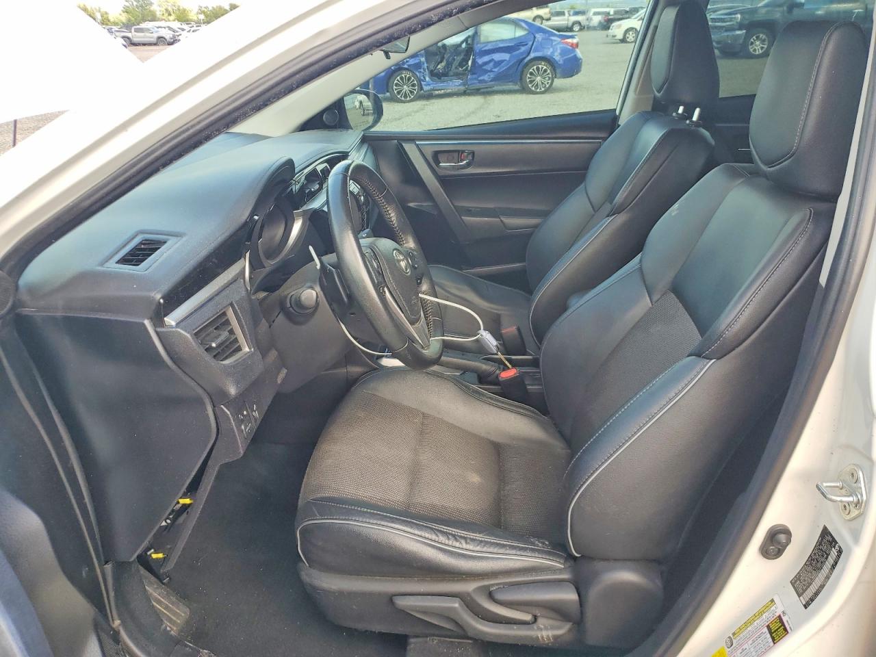 2014 Toyota Corolla S Plus White vin: 5YFBURHE8EP160576