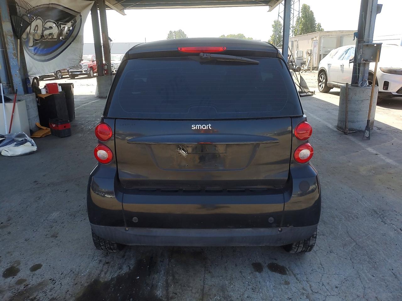 2009 Smart Fortwo Pure Black vin: WMEEJ31X79K273021