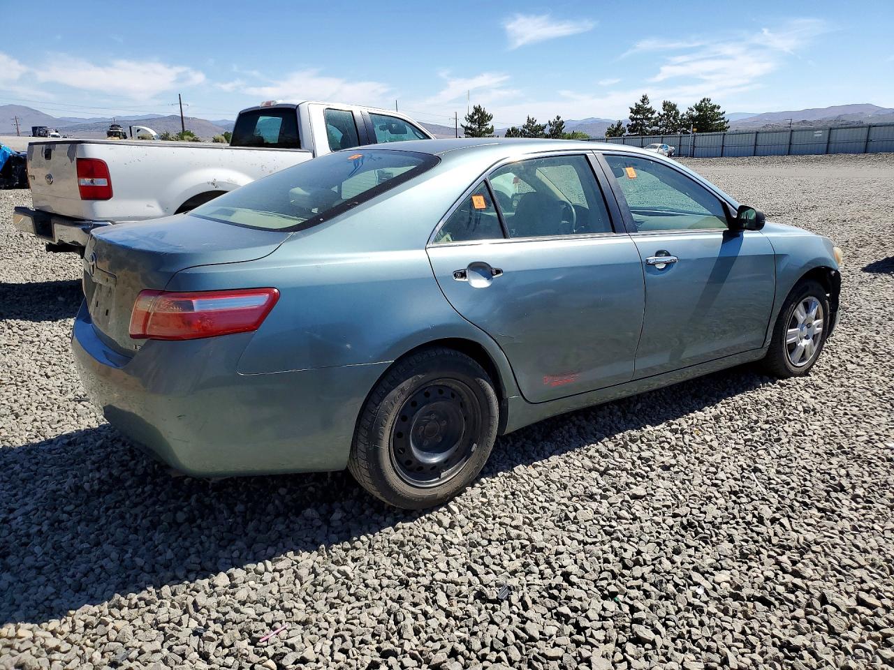 2007 Toyota Camry Le Green vin: 4T1BE46K57U580080