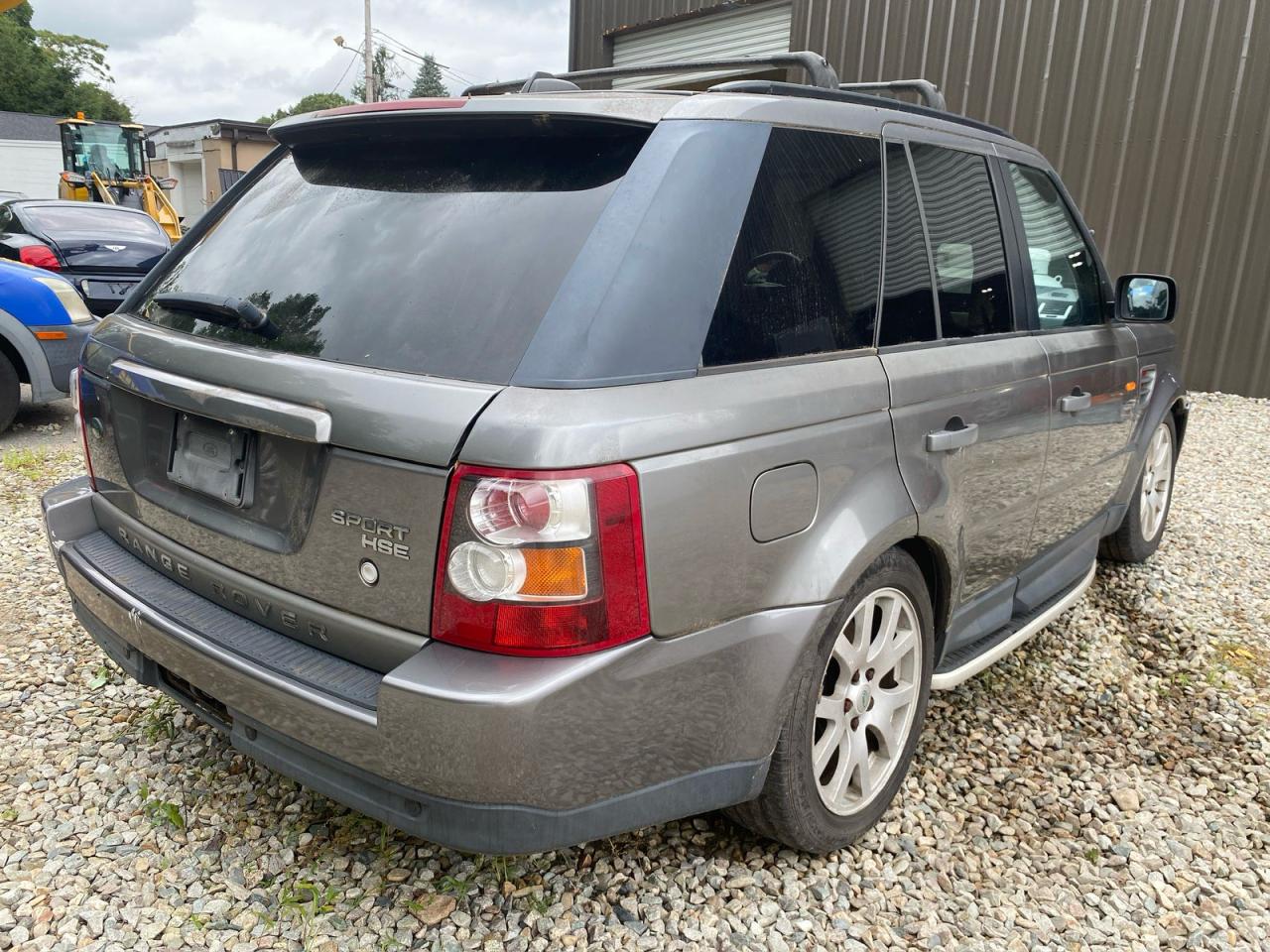 2007 Land Rover Range Rover Sport Hse Gray vin: SALSK25487A988846