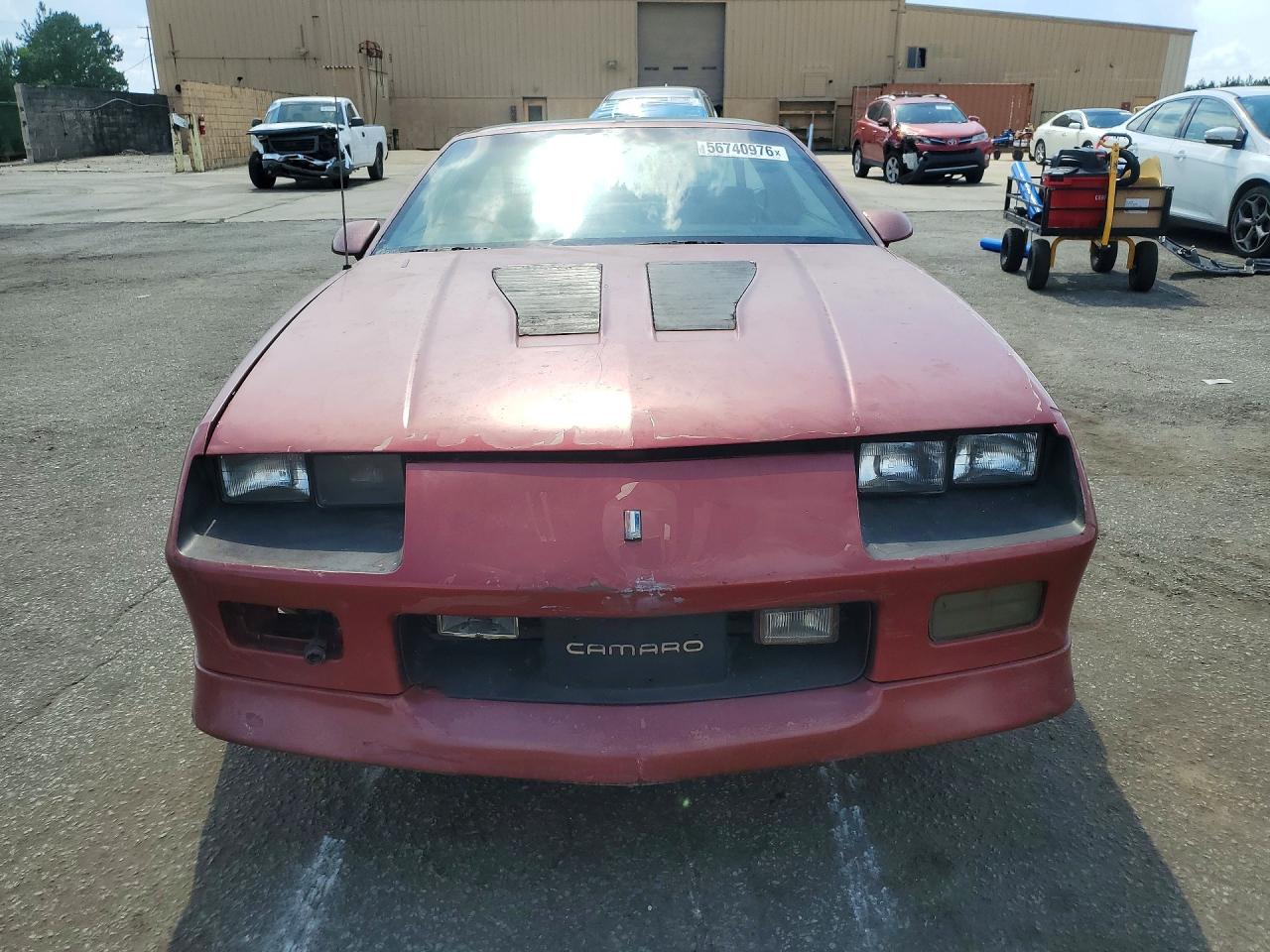 1987 Chevrolet Camaro Бордовый vin: 1G1FP21F8HL125982