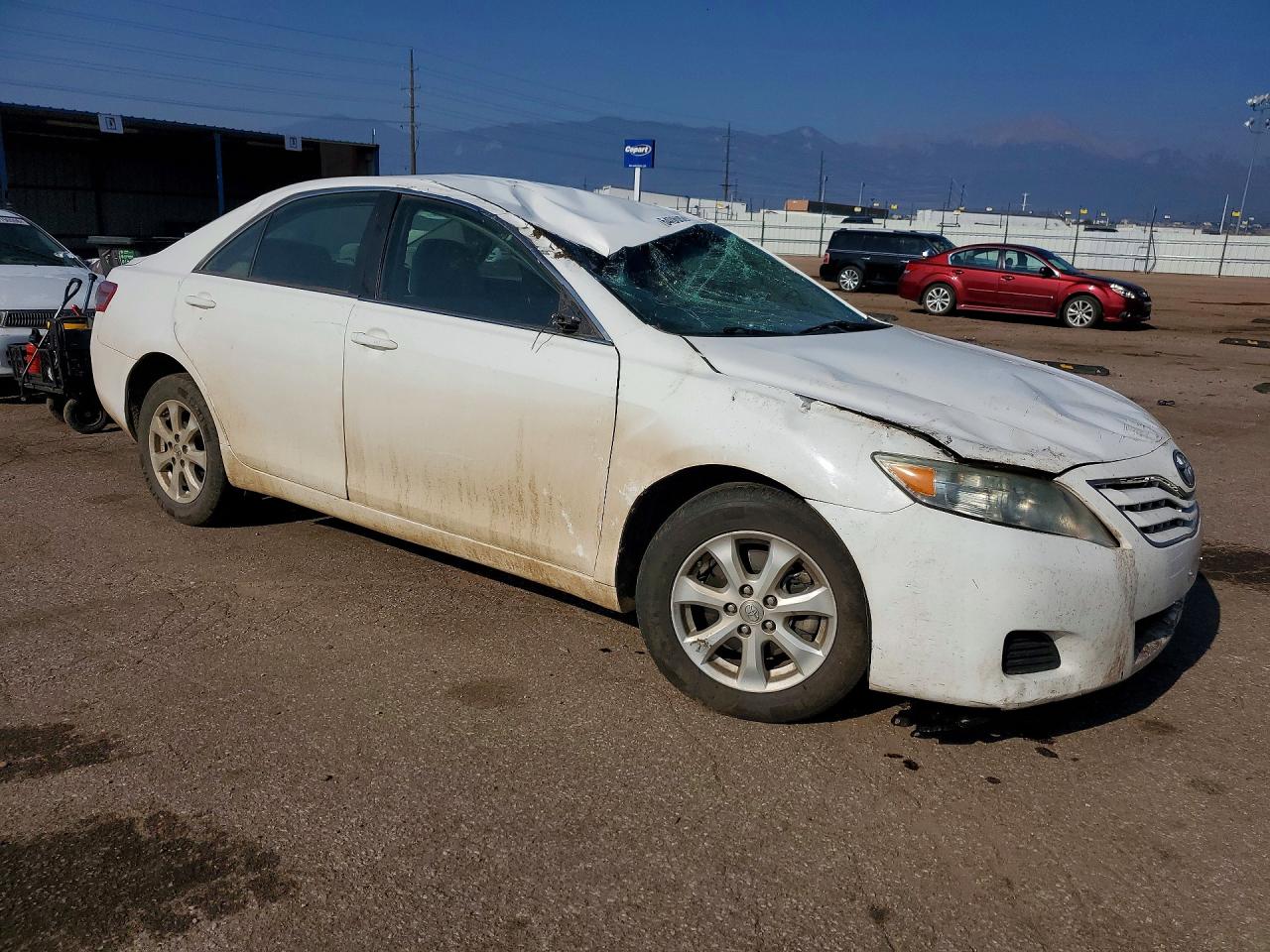 2010 Toyota Camry Le White vin: 4T4BF3EK8AR069517