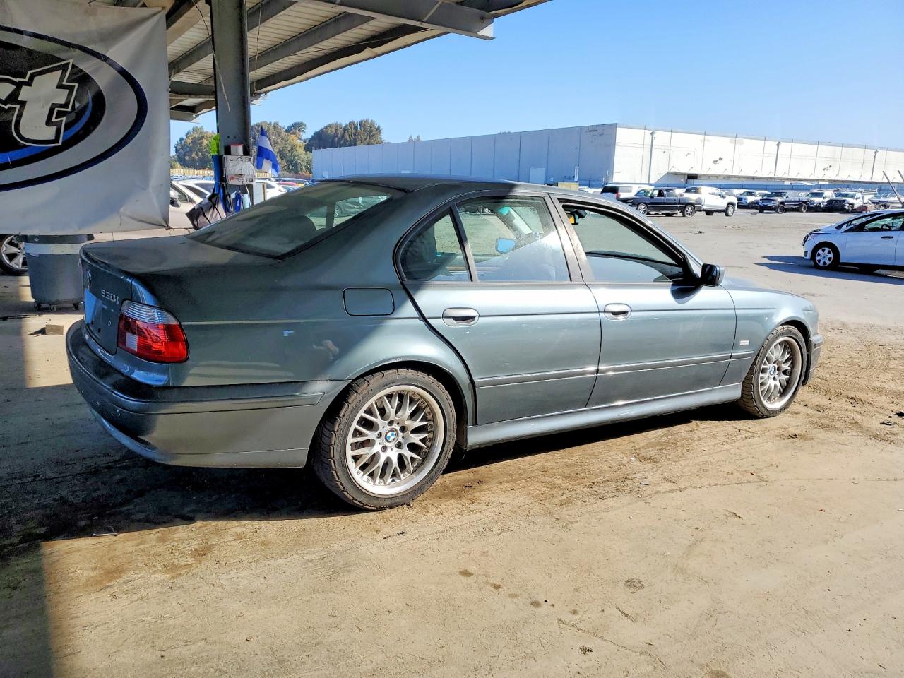2003 Bmw 530 I Automatic Blue vin: WBADT634X3CK35936