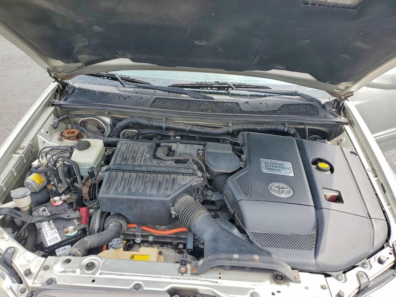 2006 Toyota Highlander Hybrid Silver vin: JTEDW21AX60001907