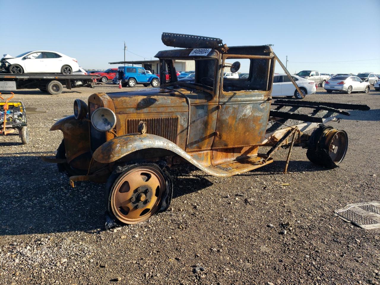 1930 Ford Model Aa Пожар vin: 3814436