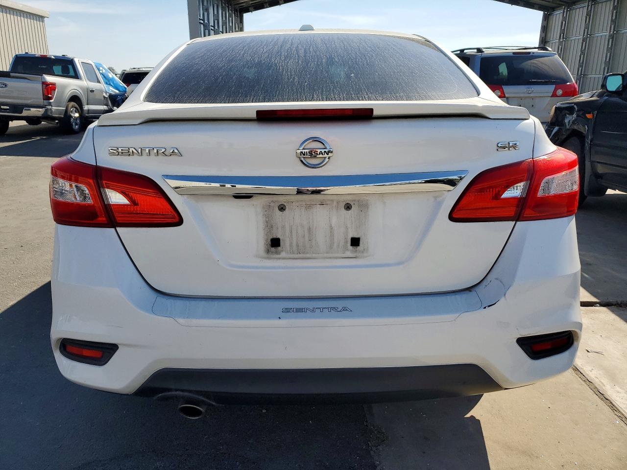 2019 Nissan Sentra Sr White vin: 3N1AB7AP4KY254731