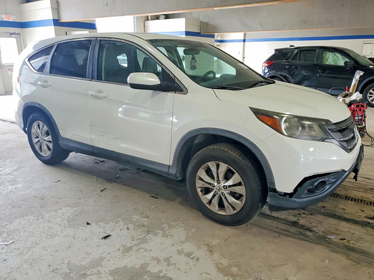 2014 Honda Cr-v Ex White vin: 5J6RM4H5XEL070074