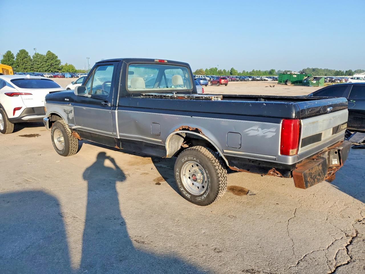 1994 Ford F150 Black vin: 1FTEF14H4RLB02214