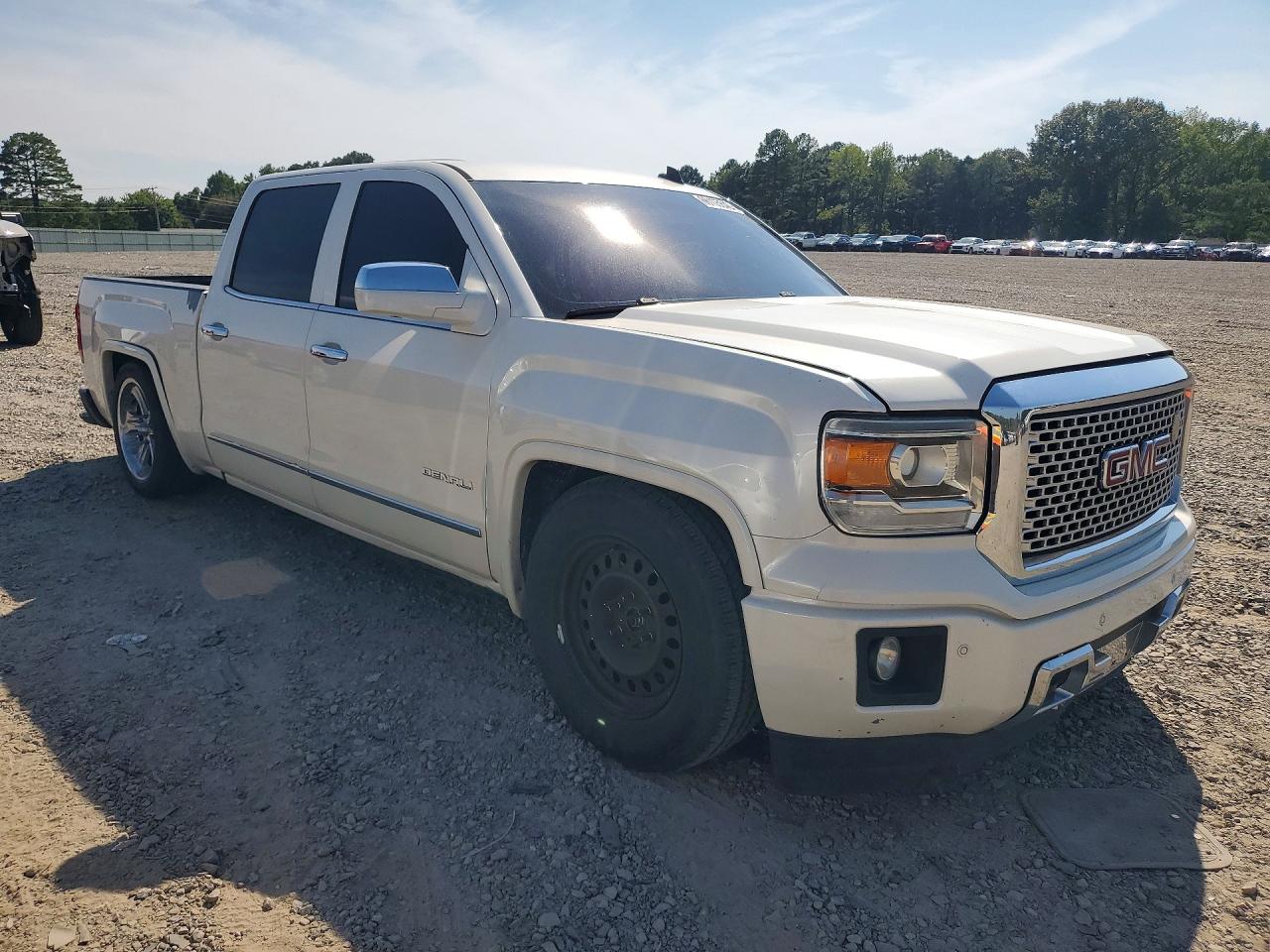 2014 Gmc Sierra K1500 Denali White vin: 3GTU2WEC8EG411084