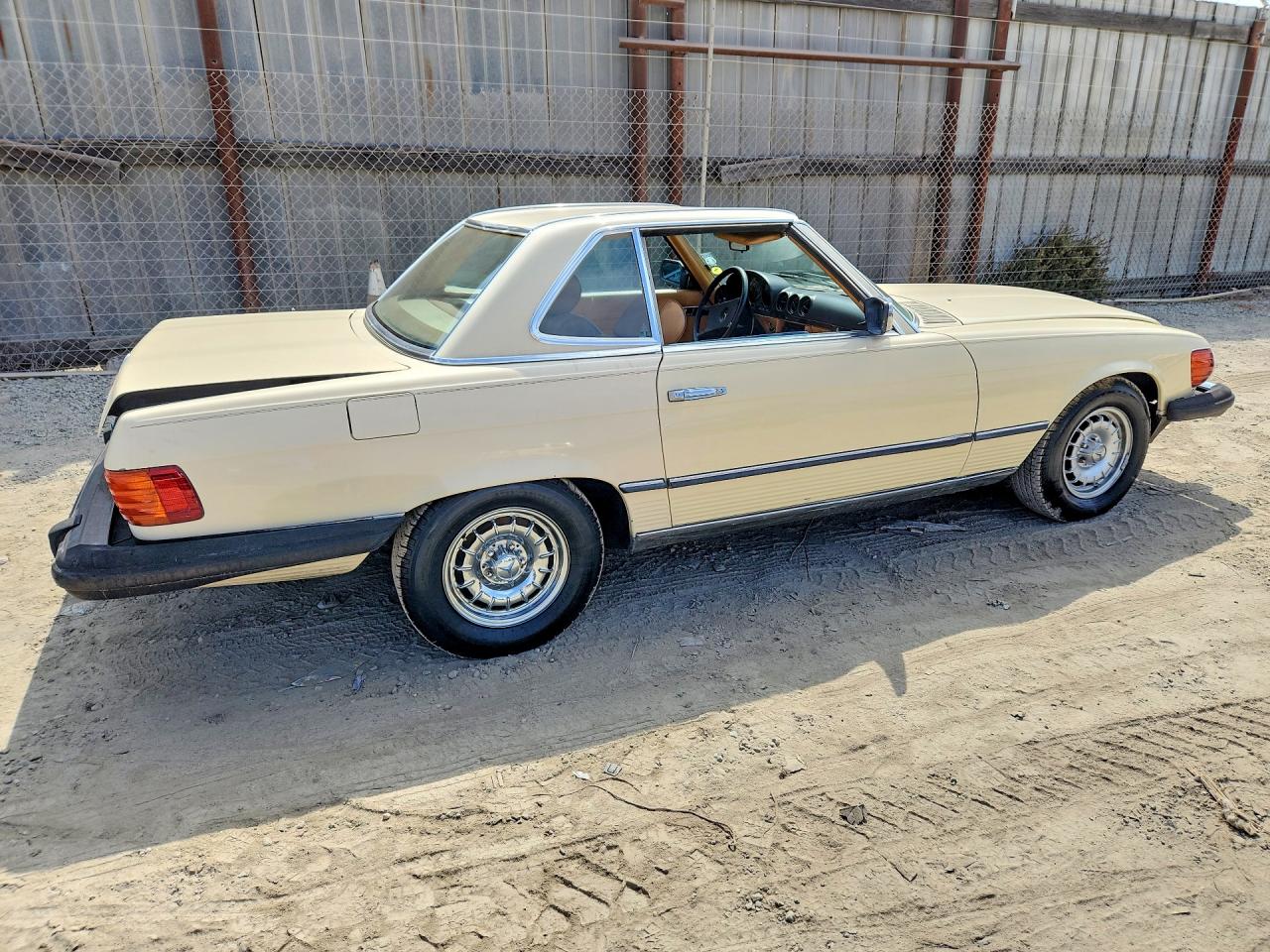1981 Mercedes-benz 380 Sl Beige vin: WDBBA45AXBB001578