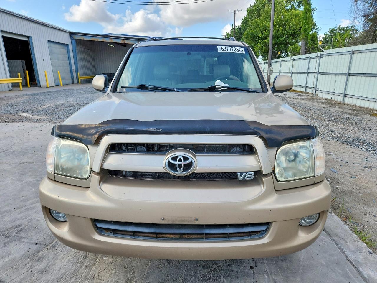 2007 Toyota Sequoia Sr5 Beige vin: 5TDBT44A47S290647