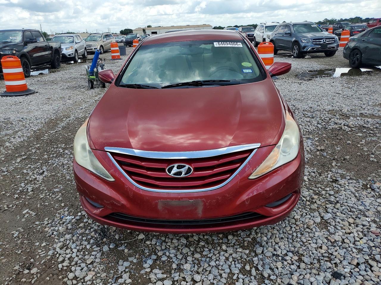 2012 Hyundai Sonata Gls Red vin: 5NPEB4AC1CH319396