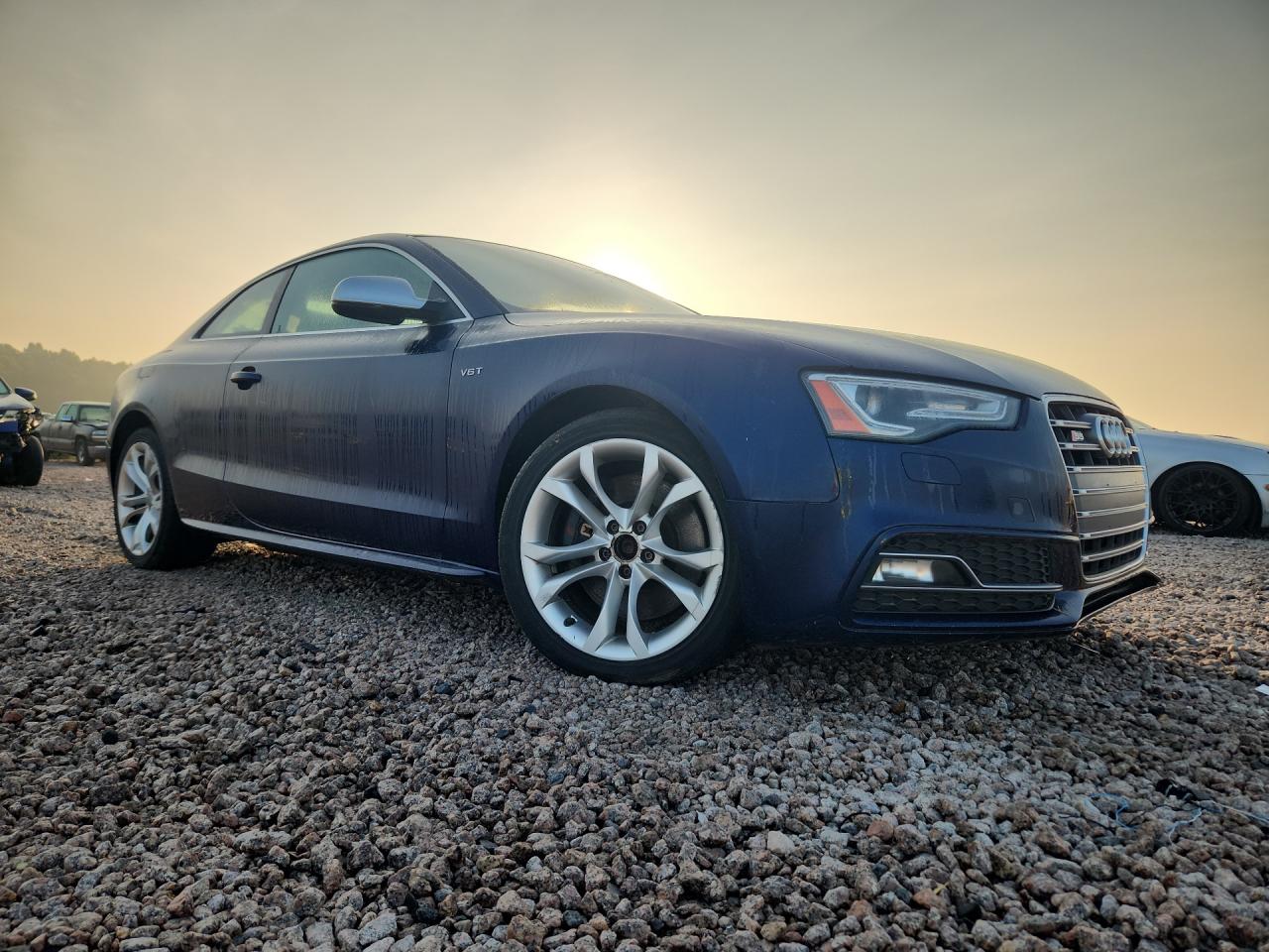 2013 Audi S5 Premium Plus Blue vin: WAUGGAFR4DA049558
