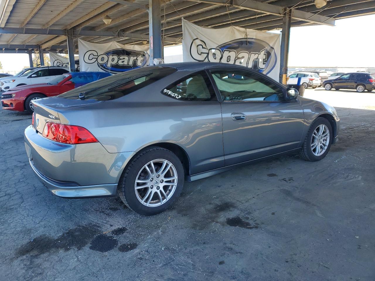 2006 Acura Rsx Silver vin: JH4DC53896S023070