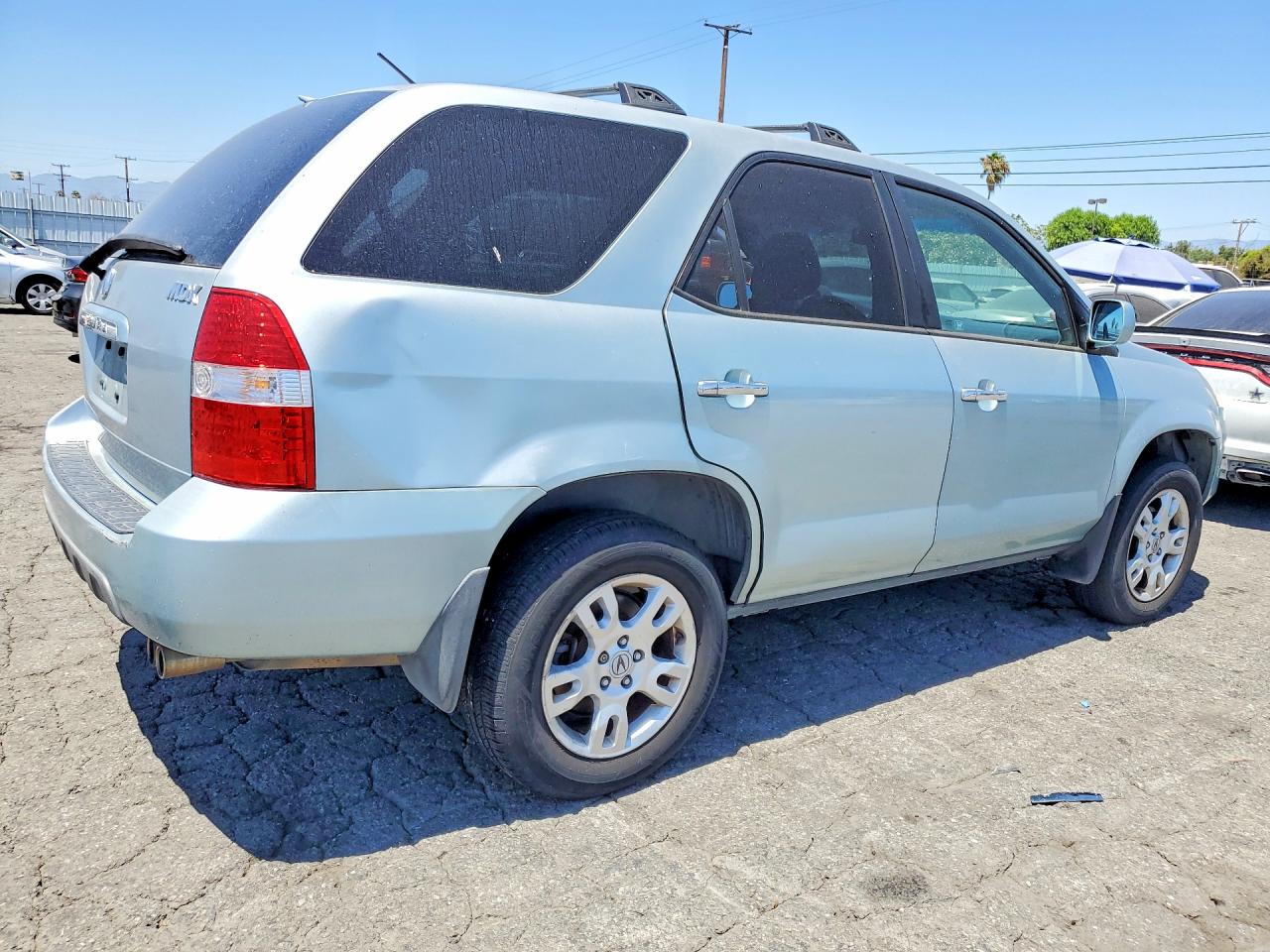2002 Acura Mdx Touring Silver vin: 2HNYD18612H526720